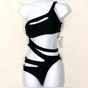Women's Strappy One Shoulder Monokini